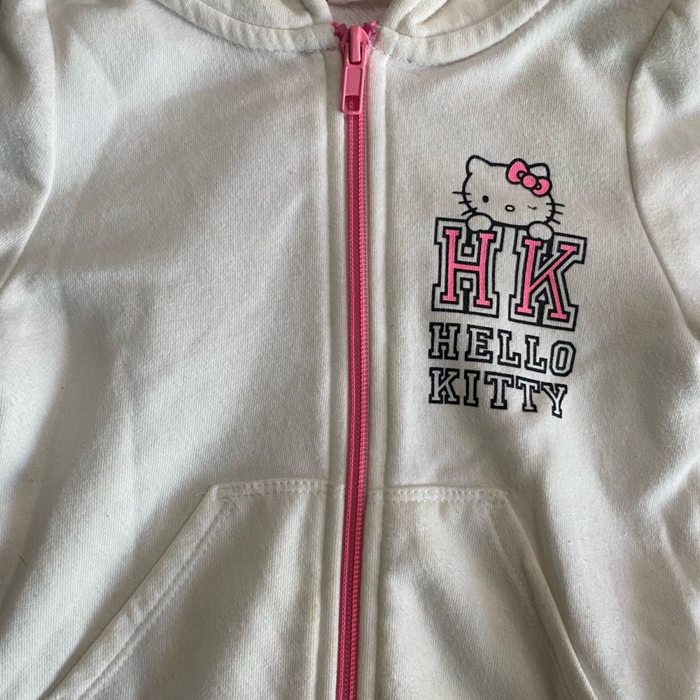 Hello Kitty Toddler Girls Zip-up Hoodie🎀 - Picture 2 of 4